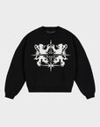 BLACK BLASON KNIT