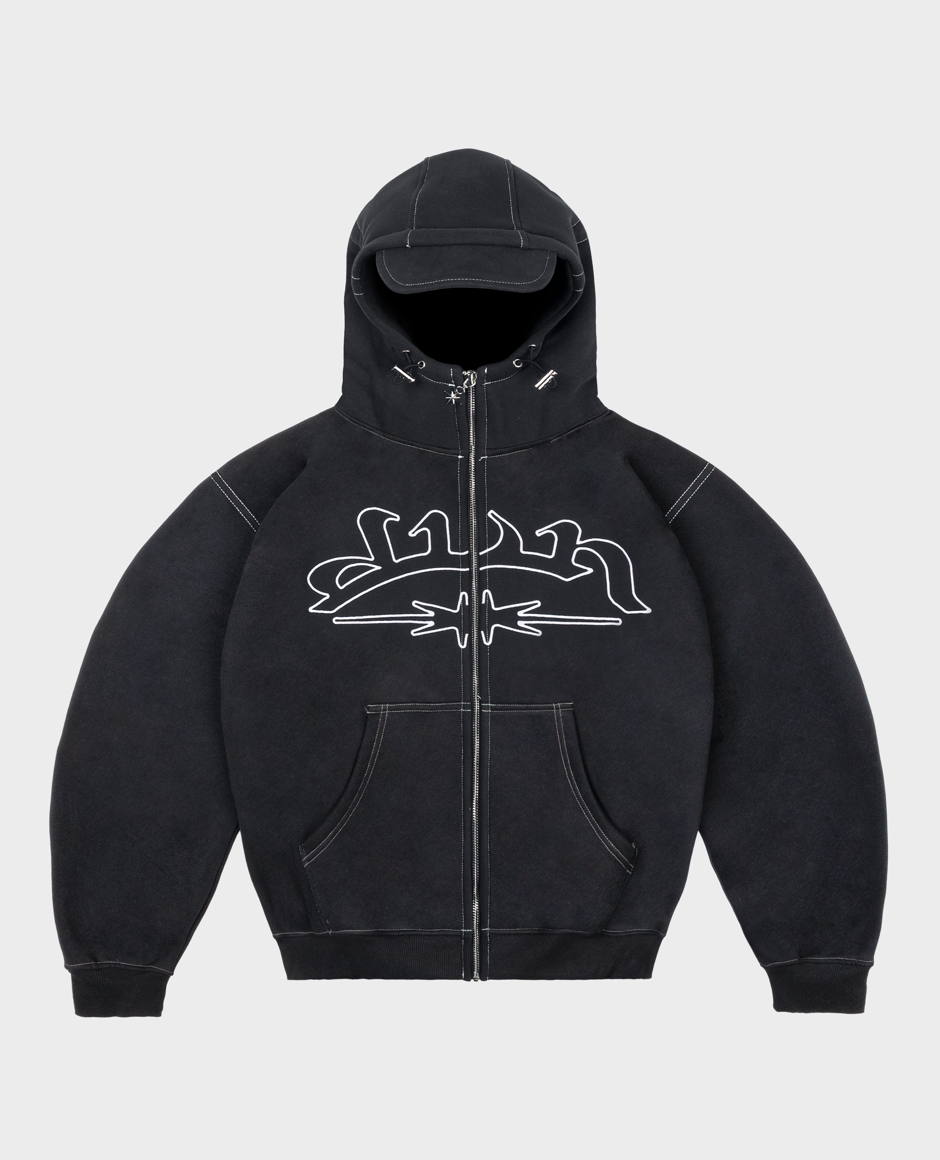 トップス dinoworks Paris hoodie Black studio paris.