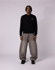 BLACK 6SNOW CROSS KNIT