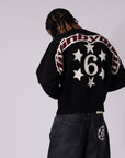 BLACK 6SNOW KNIT