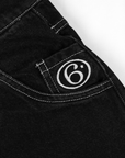 BLACK SIX DENIM JORTS