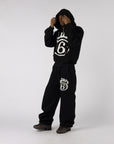 BLACK 6STARS PATCH ZIP