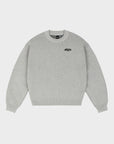 GREY COAT-OF-ARMS KNIT