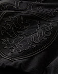 BLACK COAT-OF-ARMS JACKET