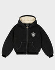 BLACK COAT-OF-ARMS JACKET