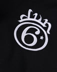 BLACK 6STARS ZIP