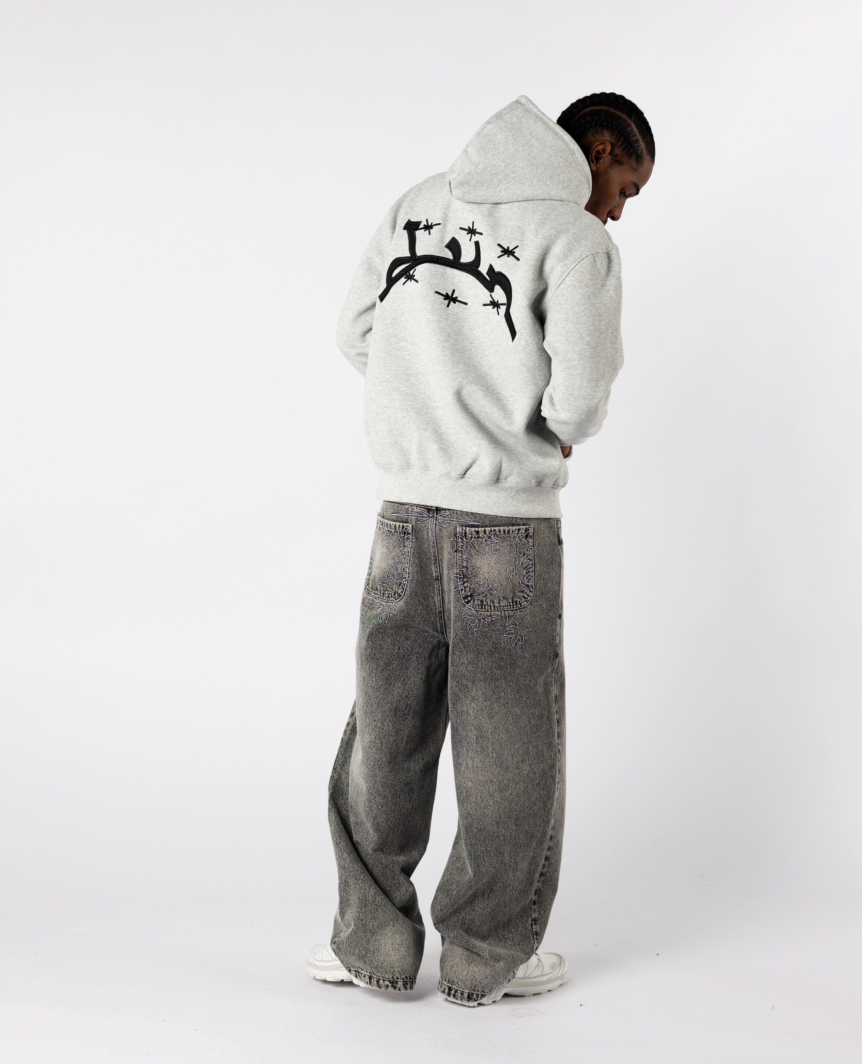 MOTTLED GREY ZIP – DIVINBYDIVIN