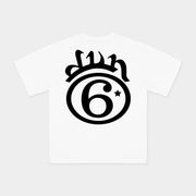 6STARS WHITE T-SHIRT