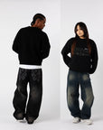 BLACK KNITWEAR