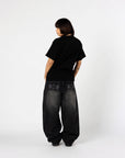 BLACK WASHED DENIM