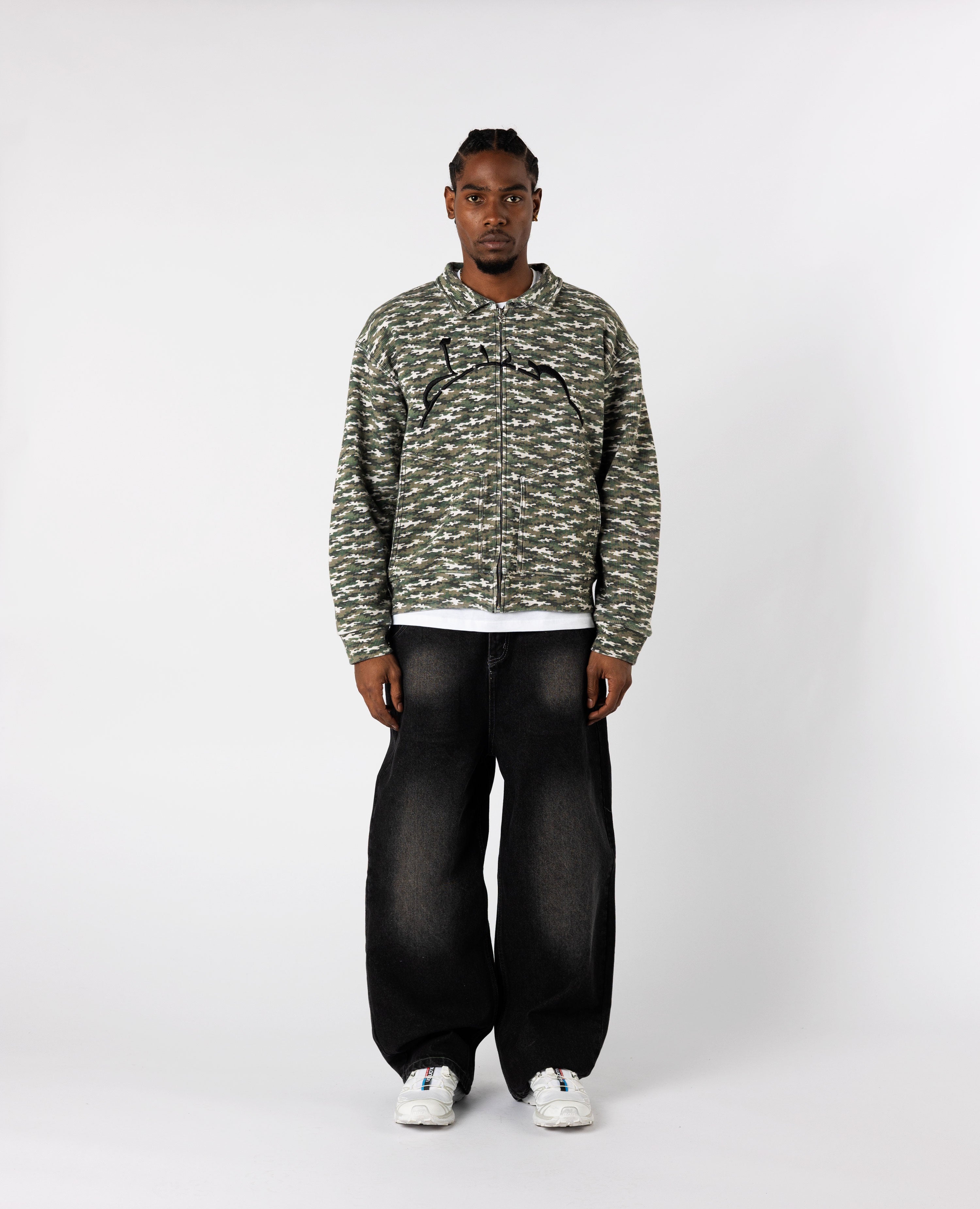 WAFFLE CAMO JACKET – DIVINBYDIVIN