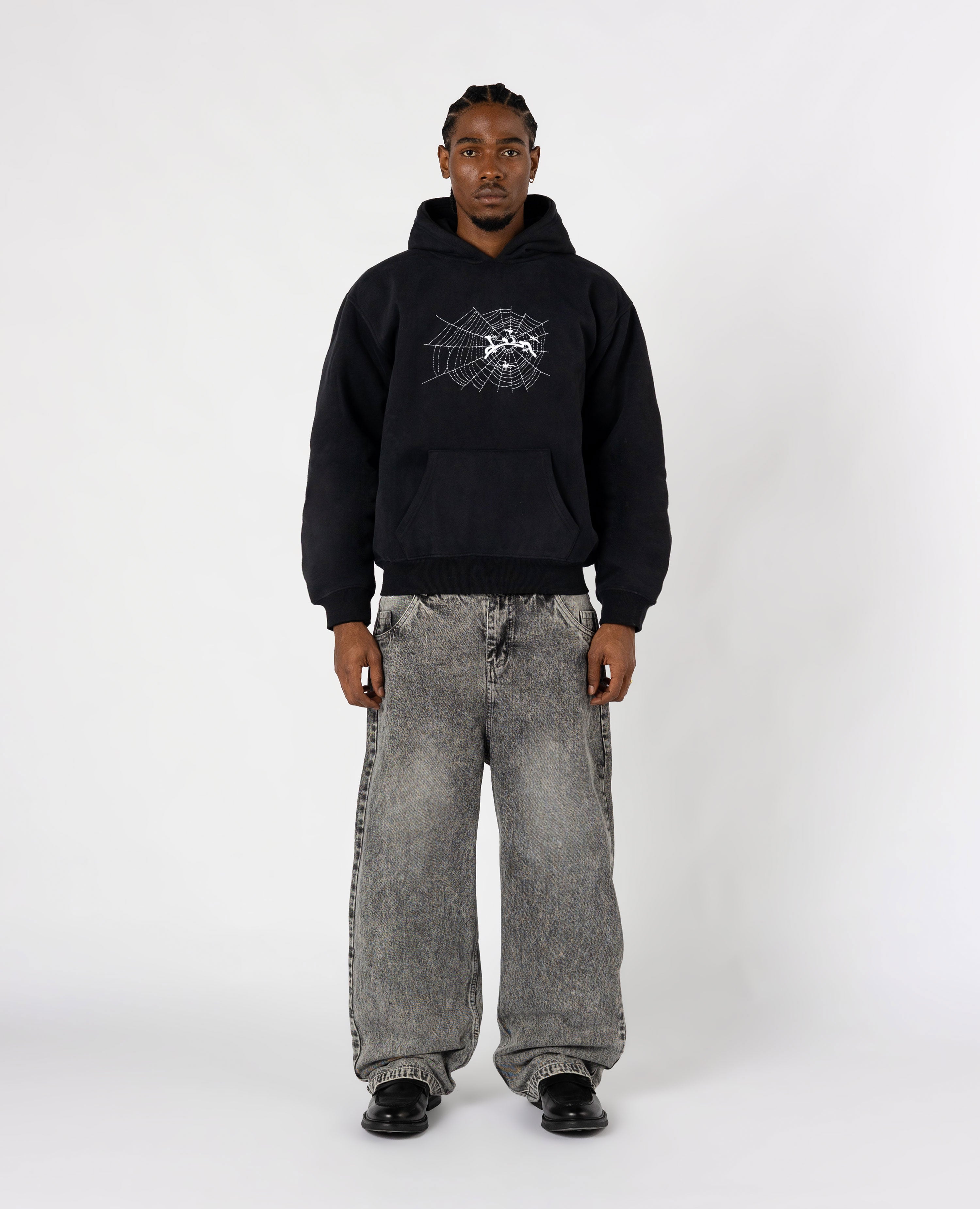 BLACK SPIDER HOODIE – DIVINBYDIVIN
