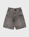 GREY DENIM JORT
