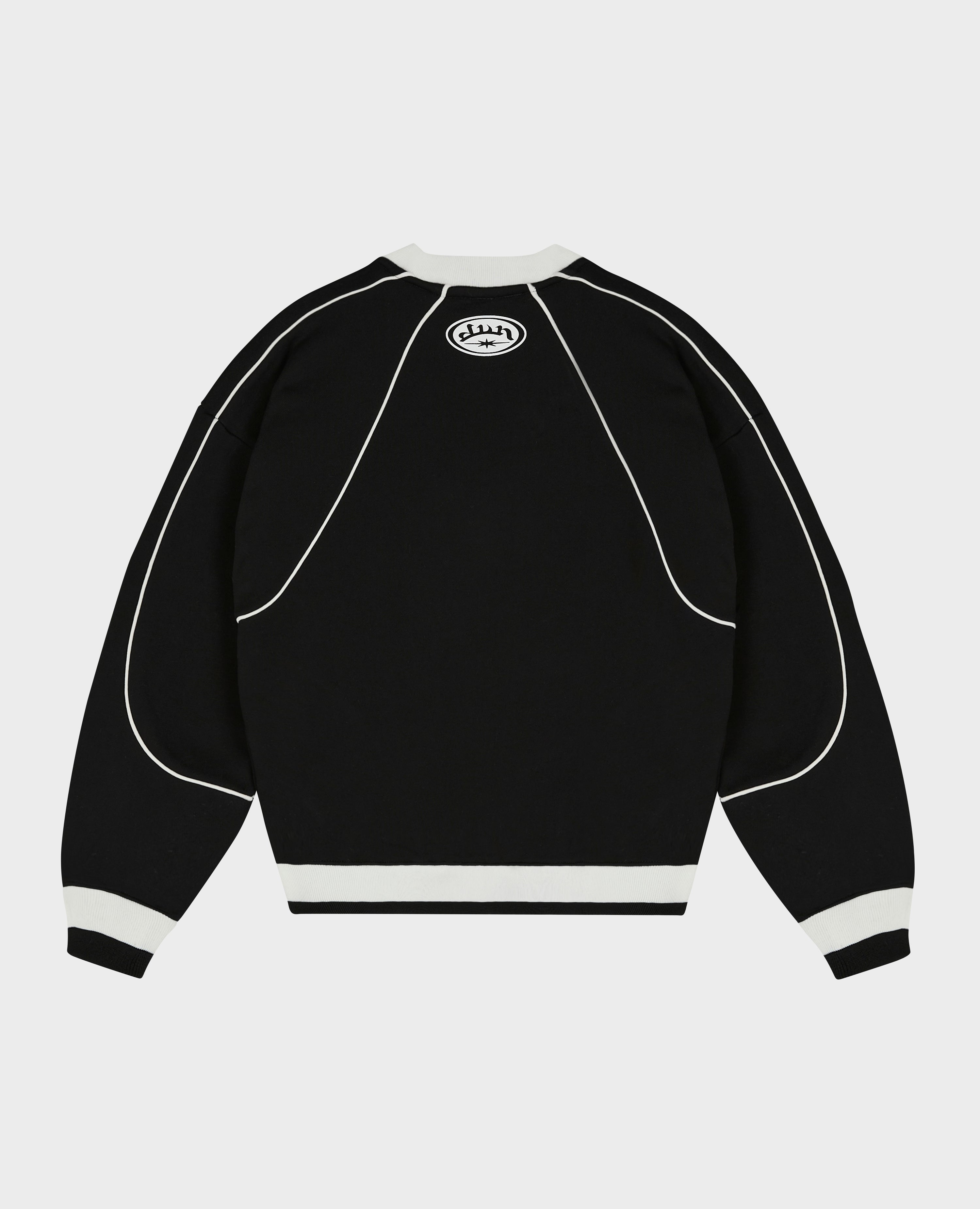 BLACK 6SNOW CREWNECK