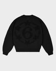 BLACK 6SNOW CROSS KNIT