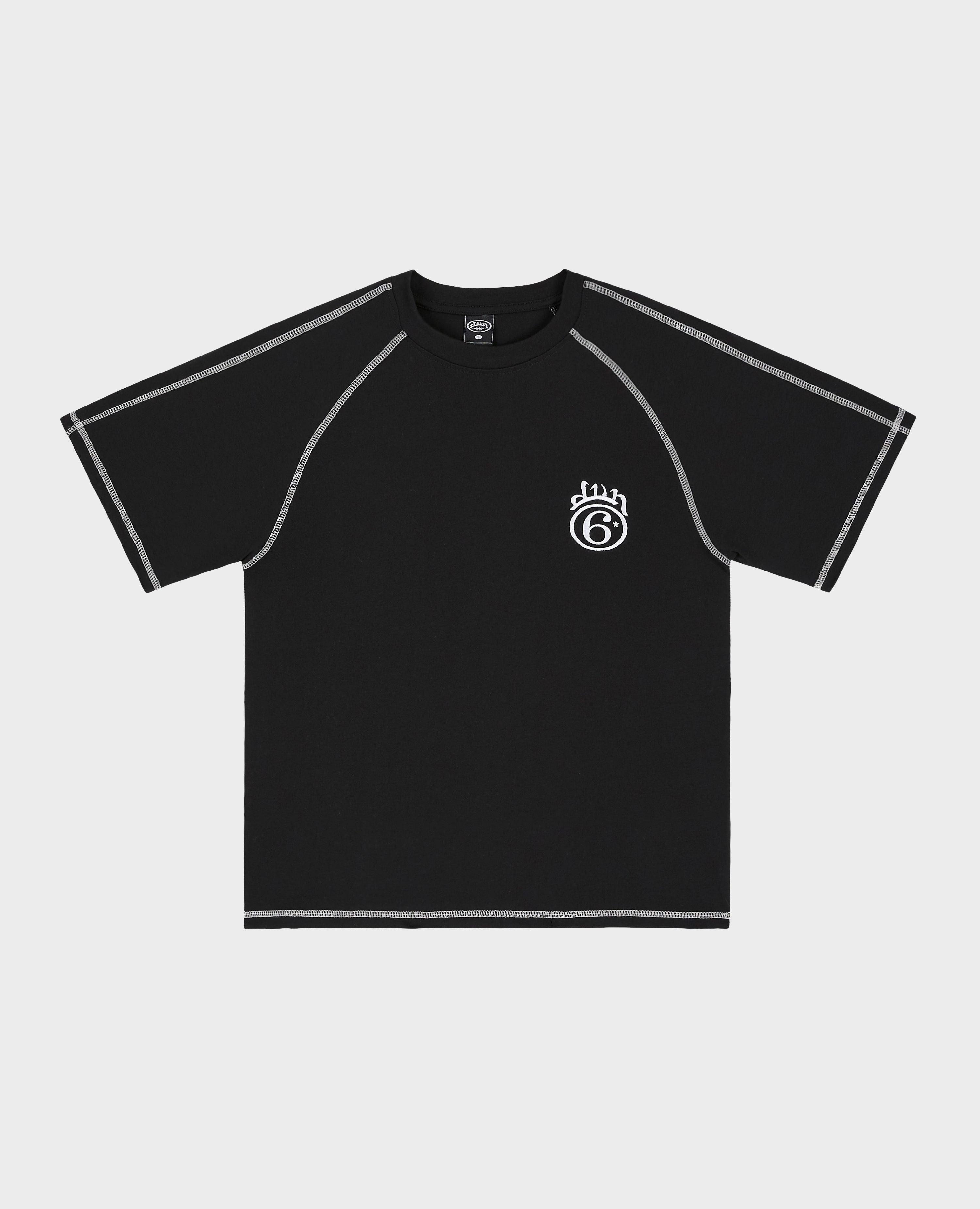 BLACK 6STARS TECH TEE