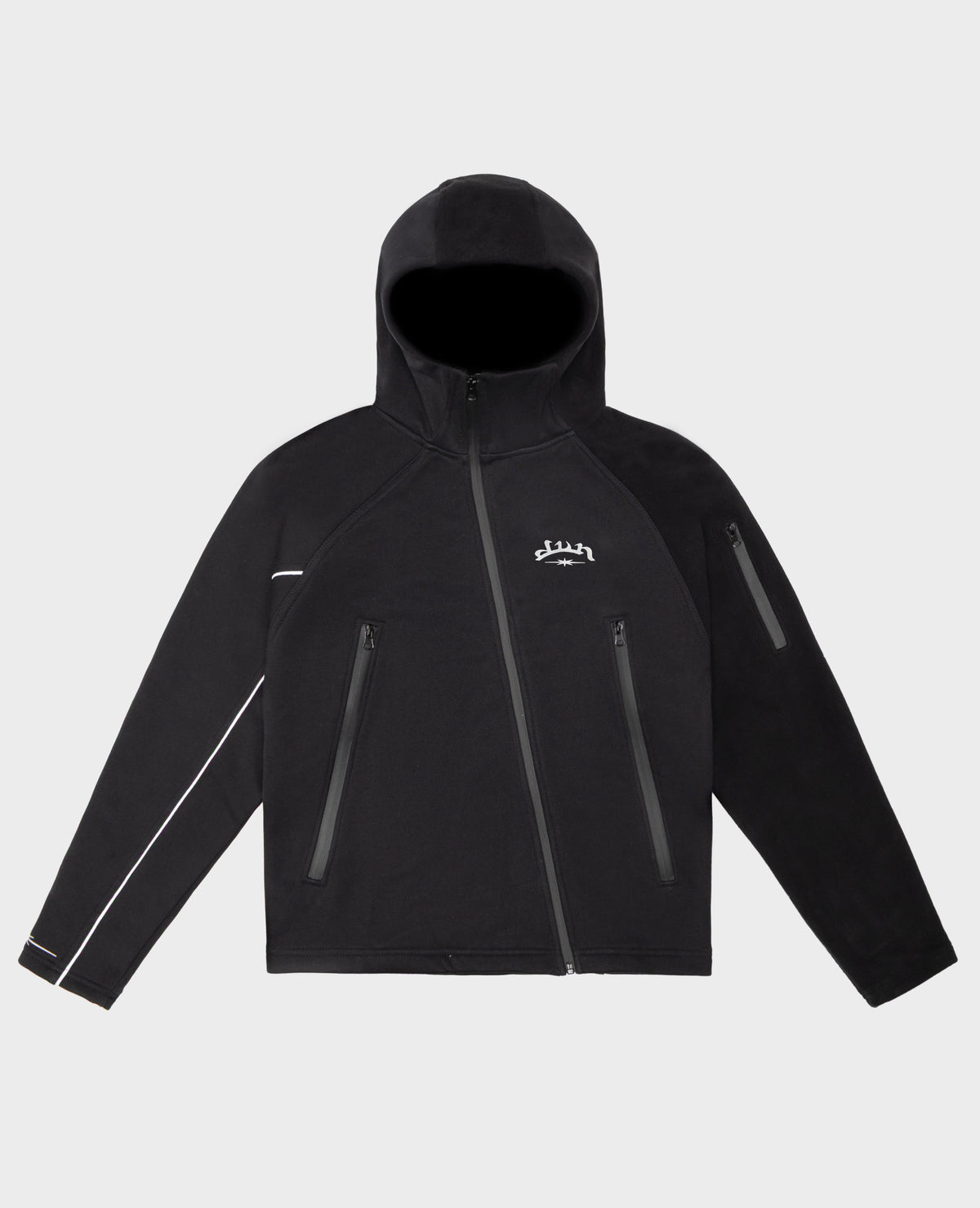BLACK TECHFLEECE JACKET