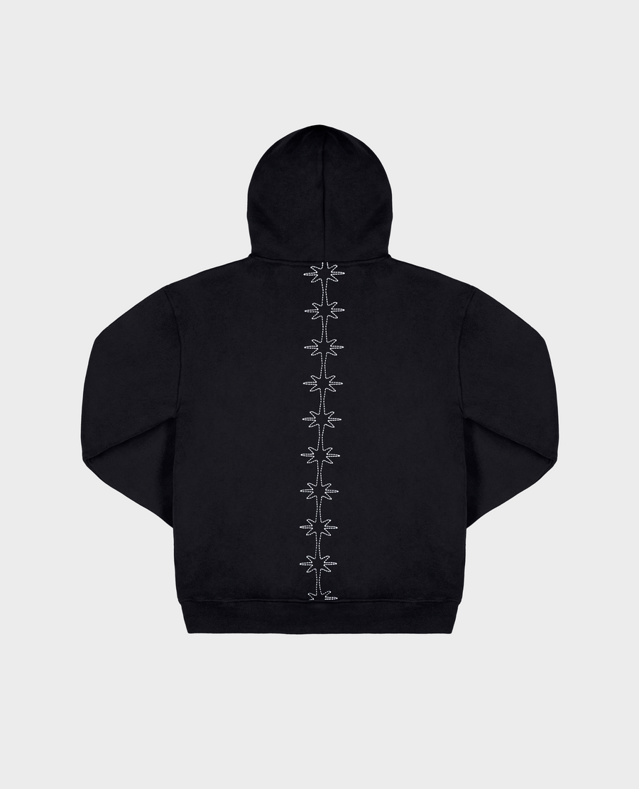 BLACK VERTEBRA ZIP