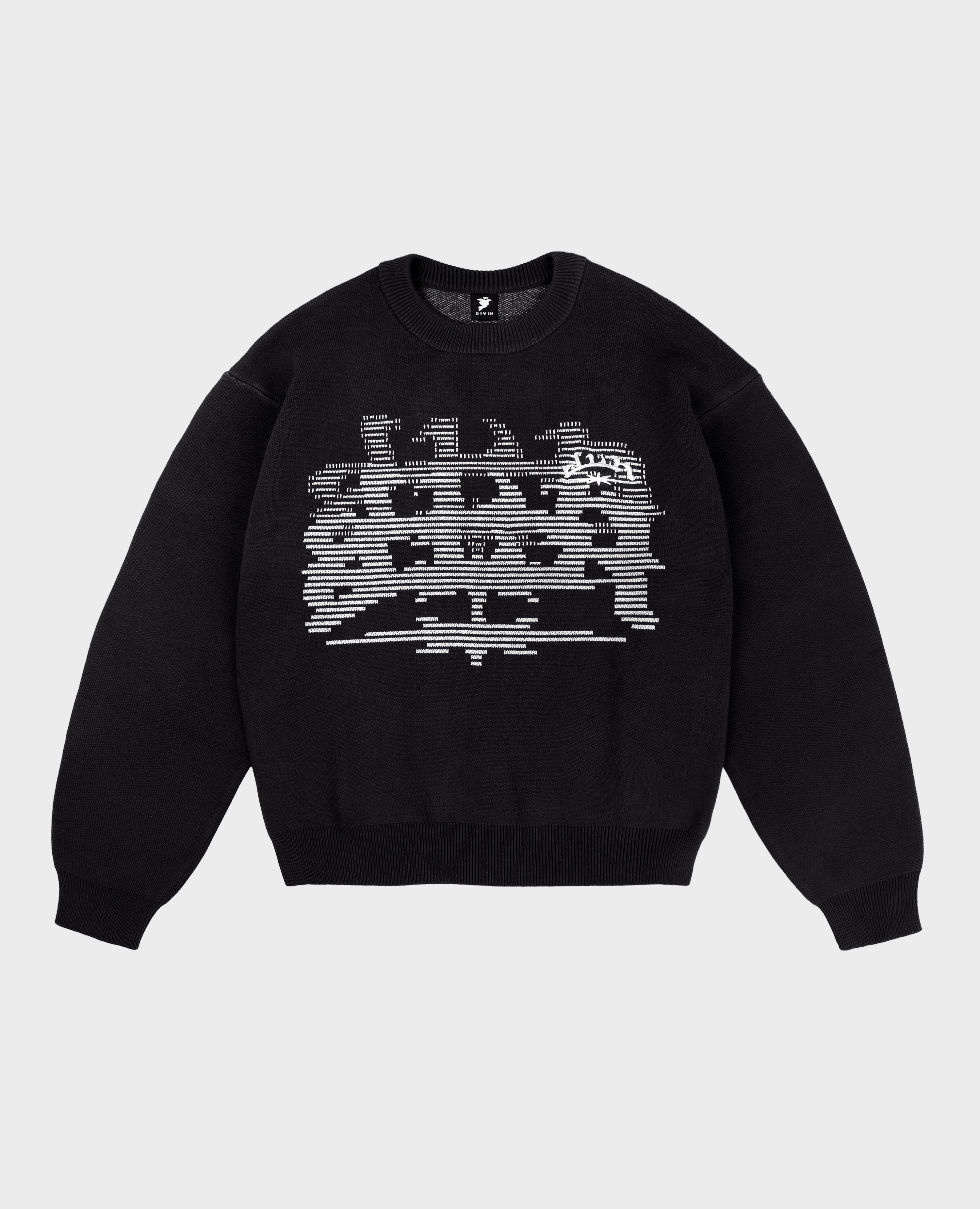 BLACK STRAT KNIT