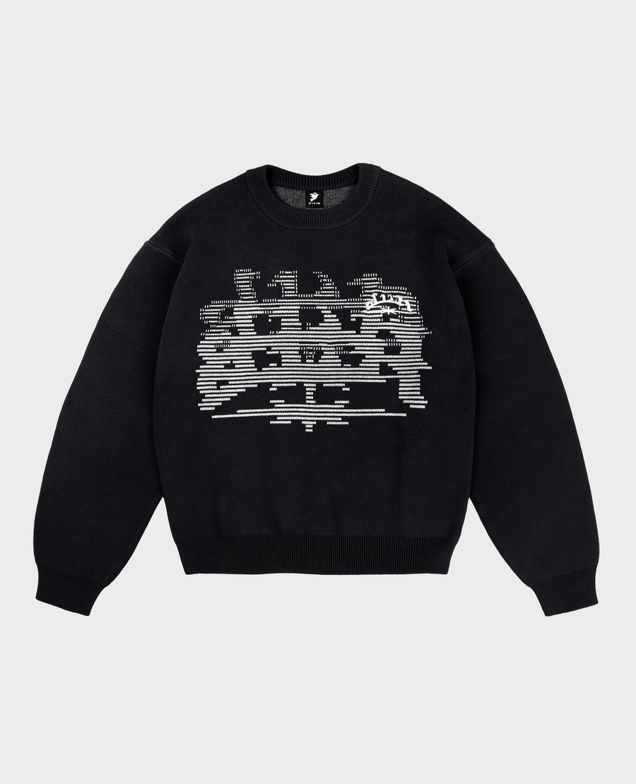 BLACK STRAT KNIT