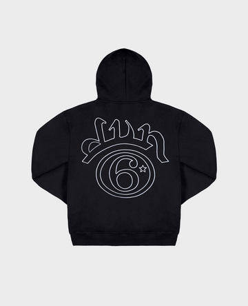 BLACK 6STARS ZIP
