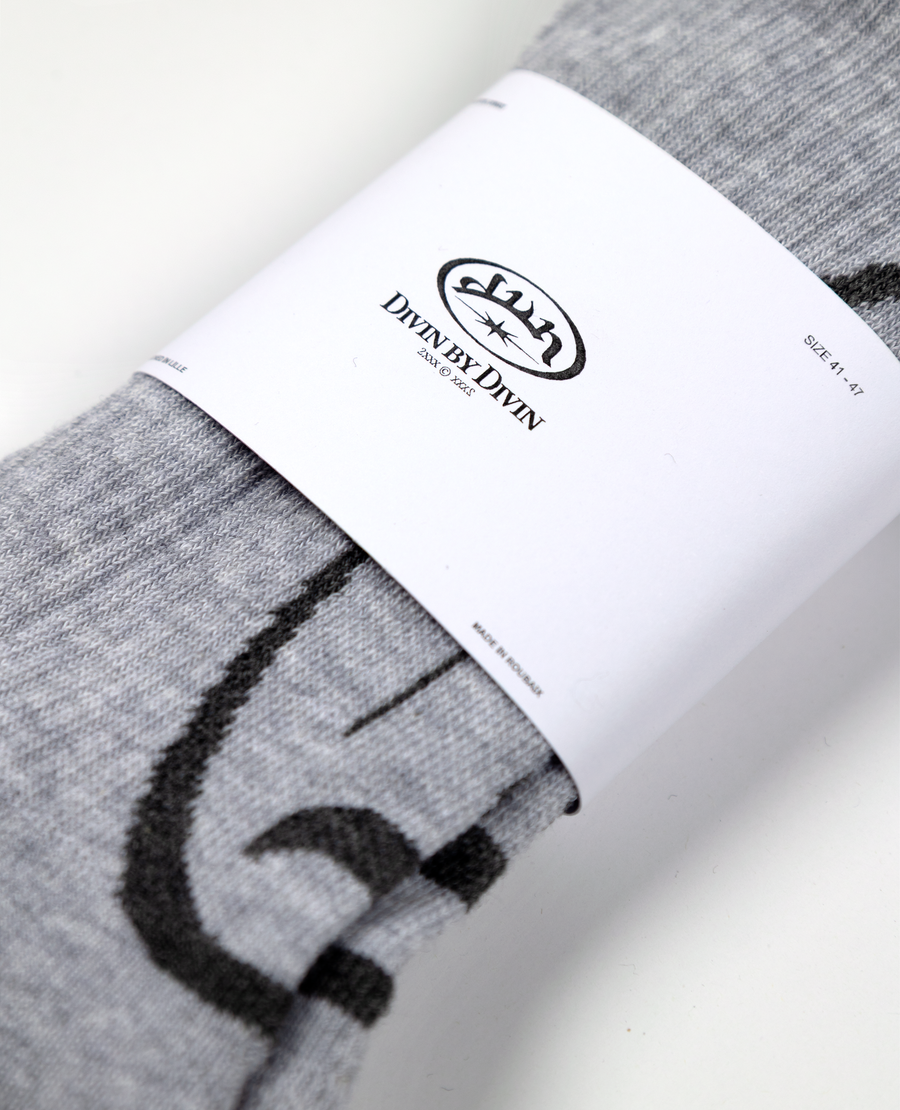 GREY SOCKS - MADE IN ROUBAIX