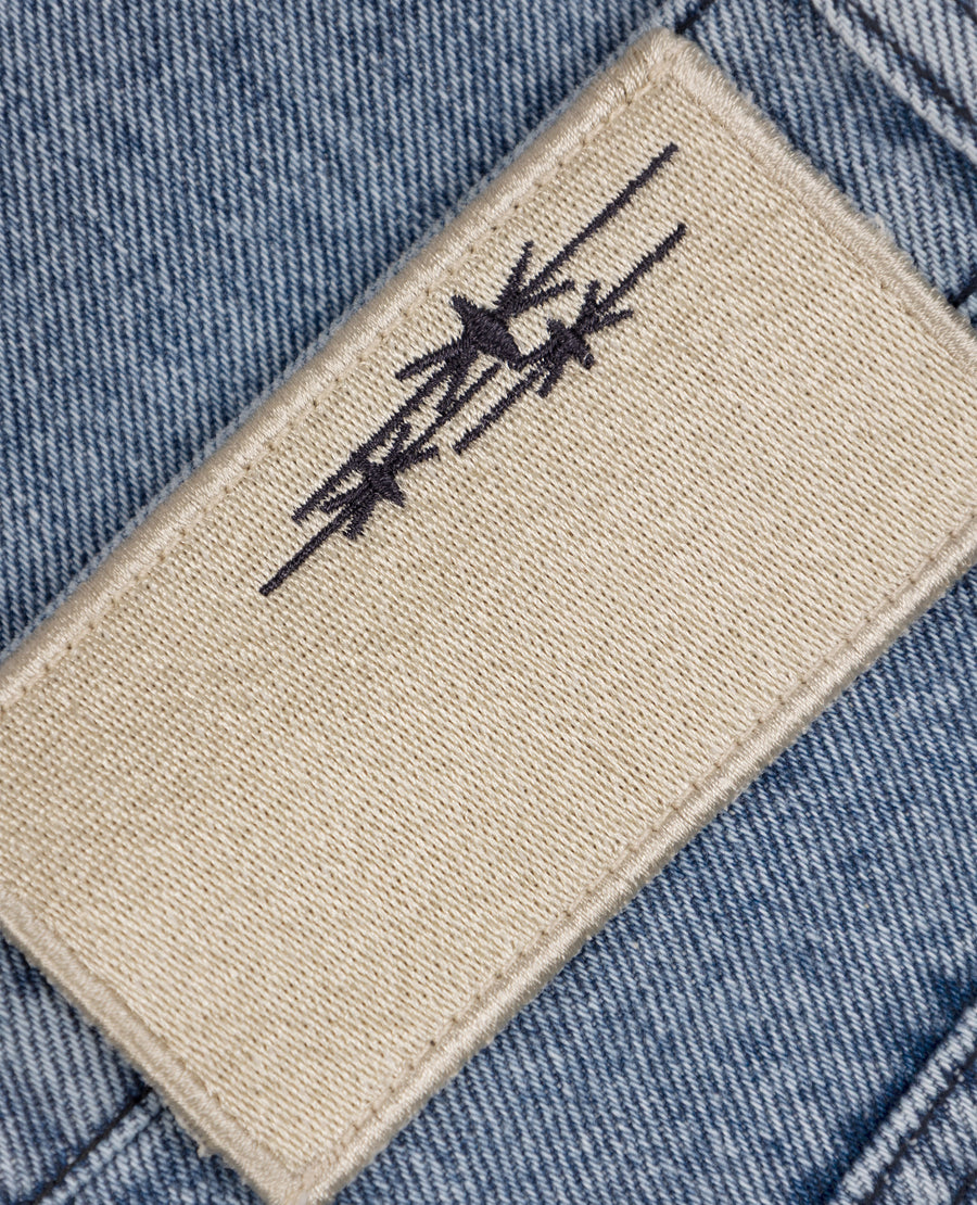 SKYWRITING STARS BAGGY DENIM