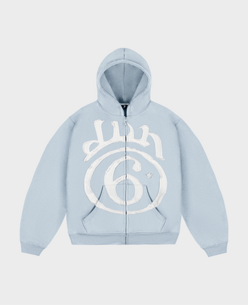 BLUE 6STARS PATCH ZIP