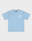 BLUE BLASON T-SHIRT