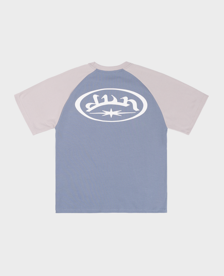 BLUE FUTURA1 RAGLAN T-SHIRT
