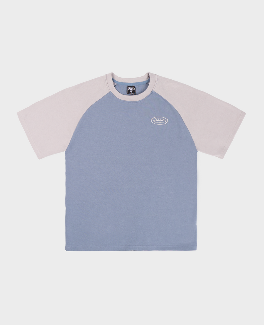 BLUE FUTURA1 RAGLAN T-SHIRT