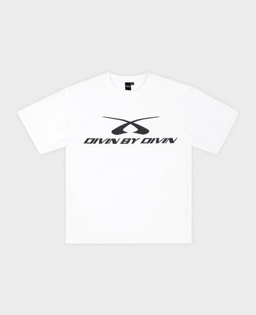 WHITE RALLY T-SHIRT