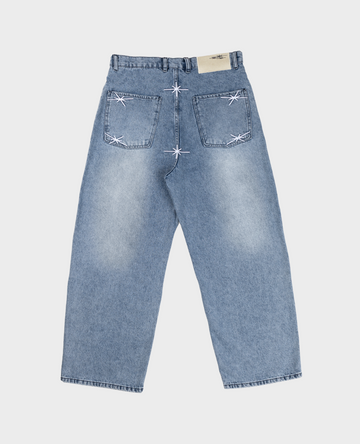 SKYWRITING STARS BAGGY DENIM