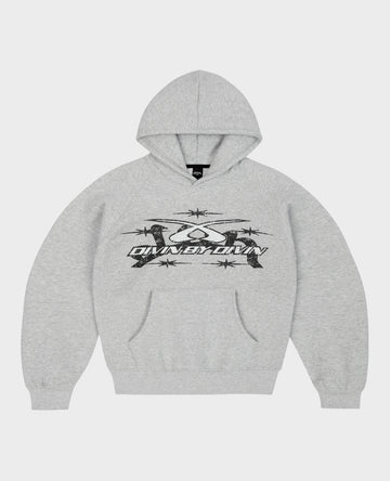 GREY RALLY HOODIE