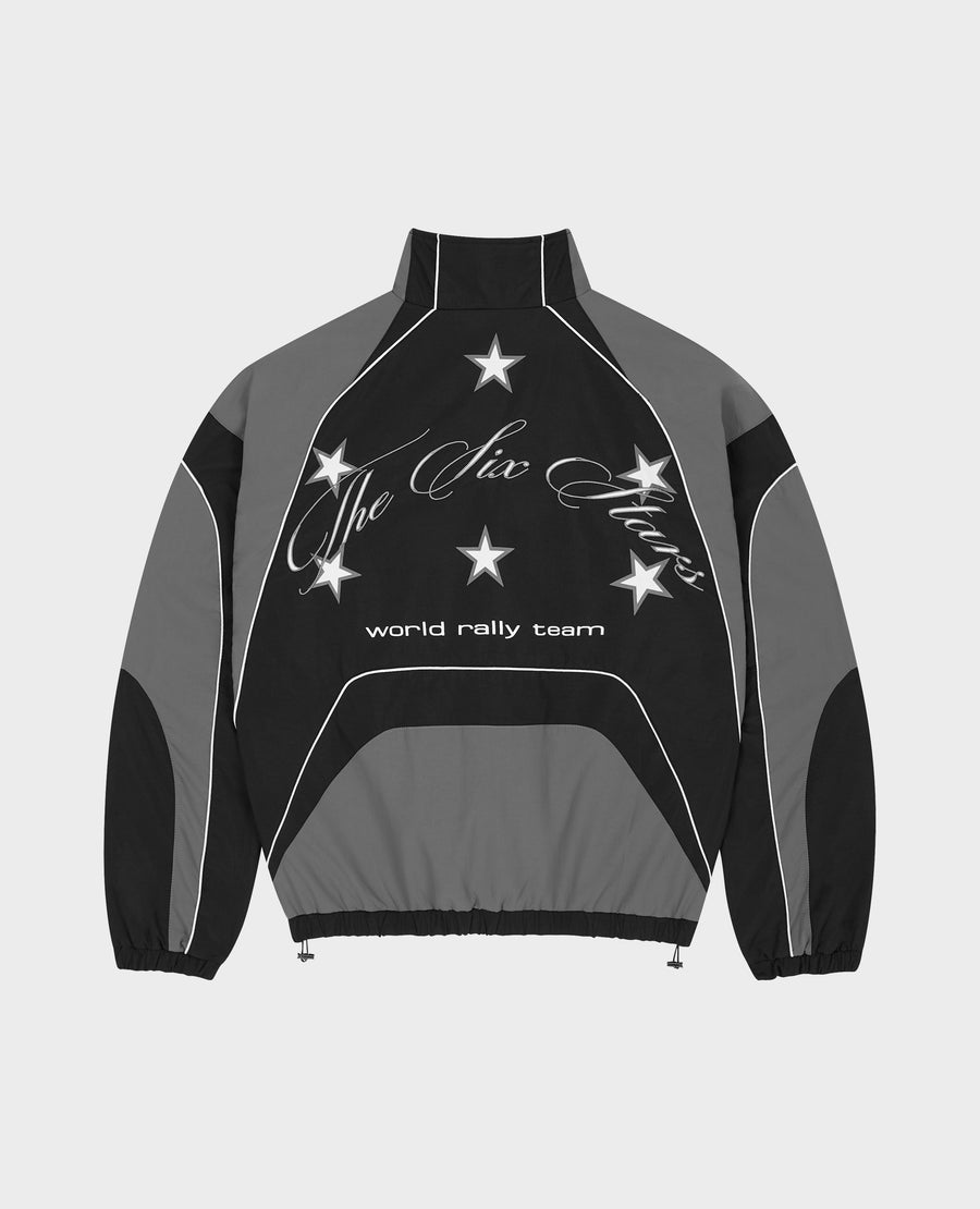 BLACK RALLY TRACKSUIT JACKET