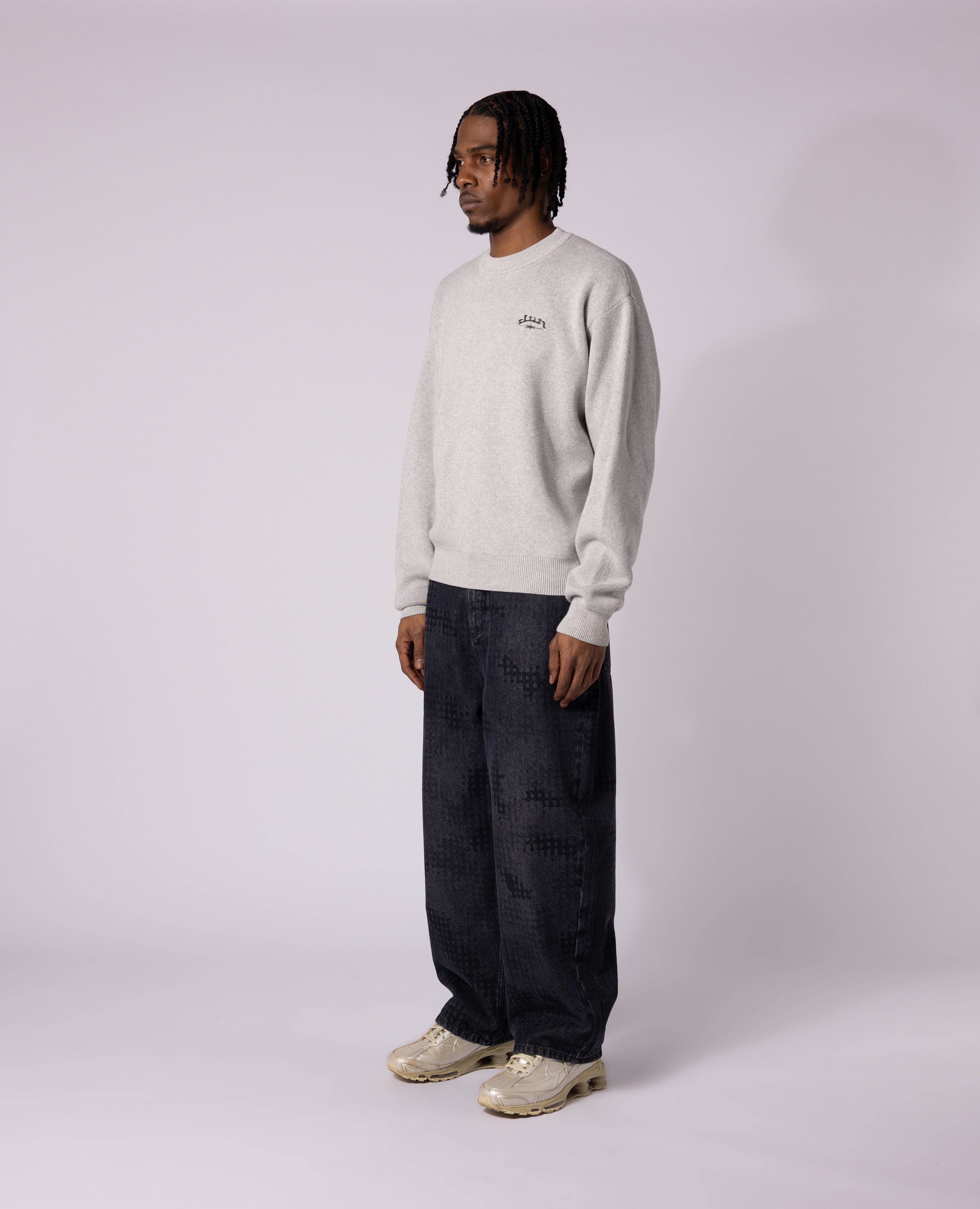 GREY 6SNOW KNIT
