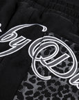 BLACK LEOPARD JOGGER