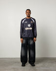 BLACK ANIMALS JERSEY LONGSLEEVES