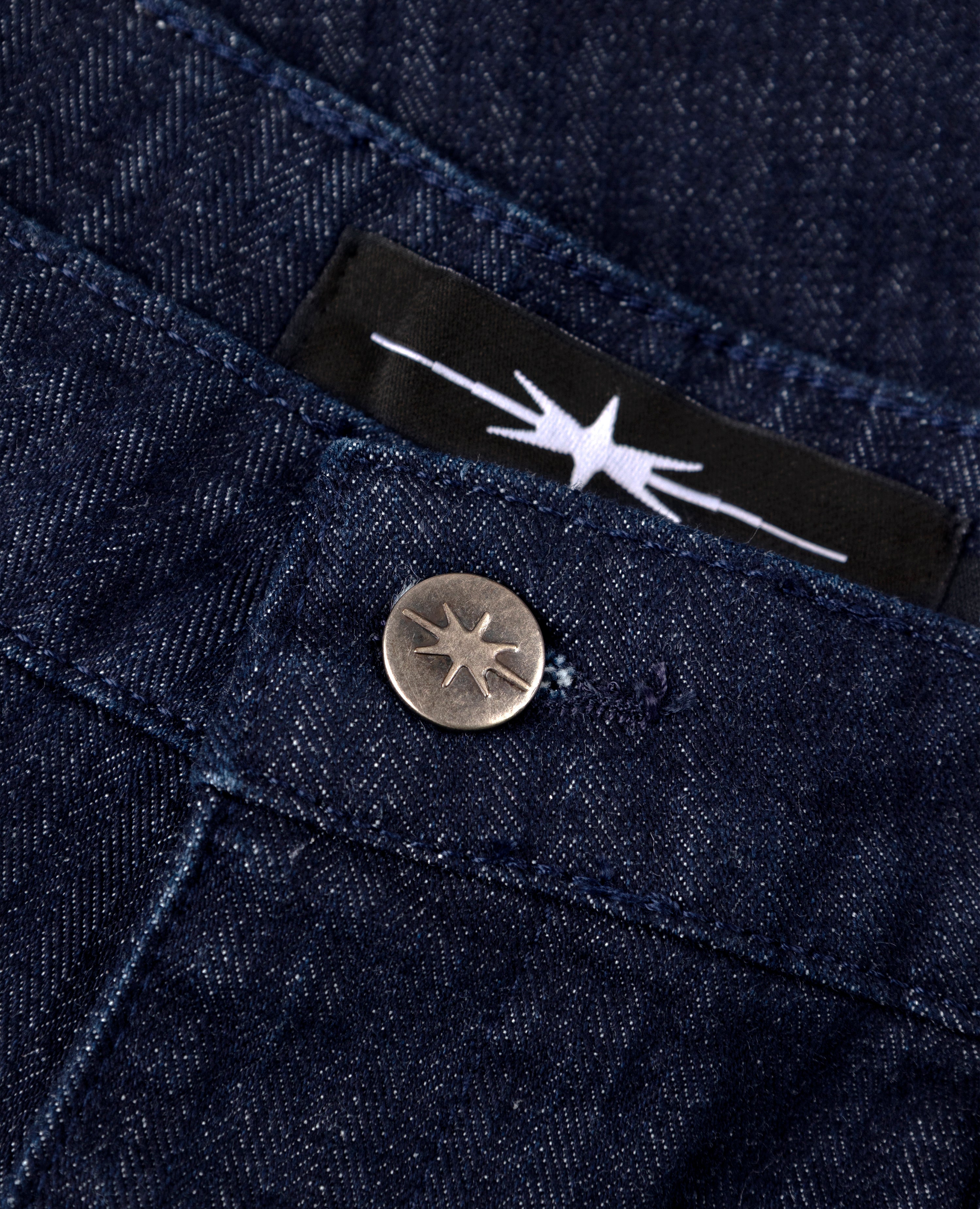 BLUE PINSTRIPES JORT