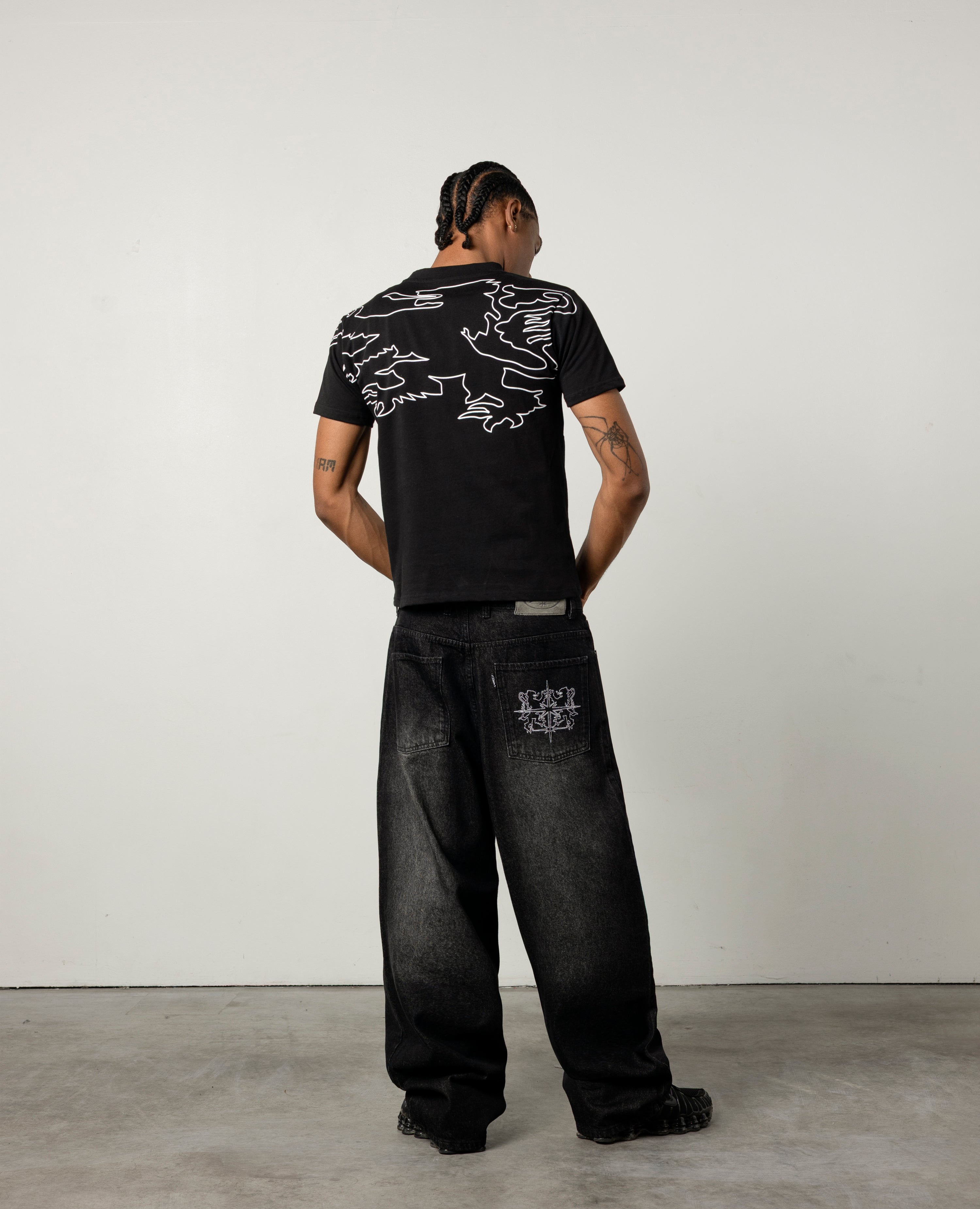 BLACK FLANDRES BLAZON T-SHIRT