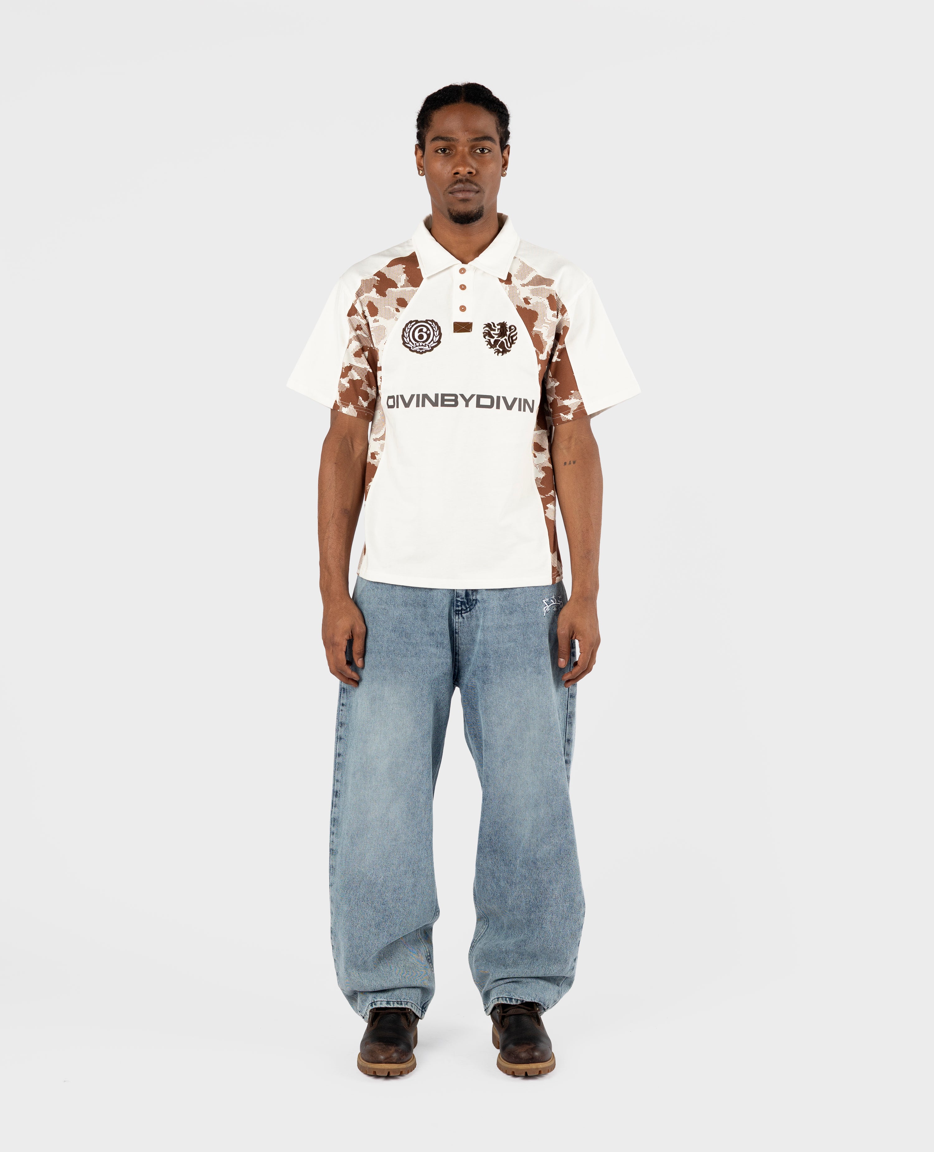 WHITE DERBY POLO