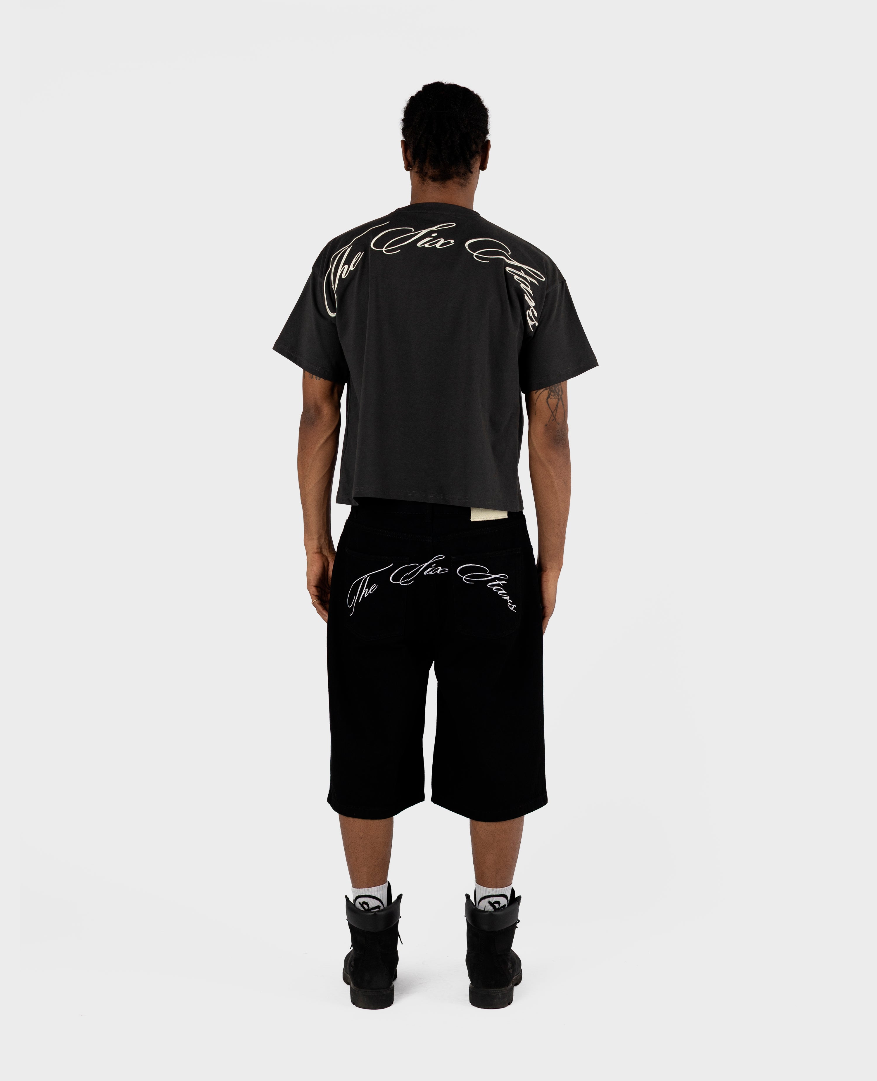 THE SIX STARS T-SHIRT - BLACK