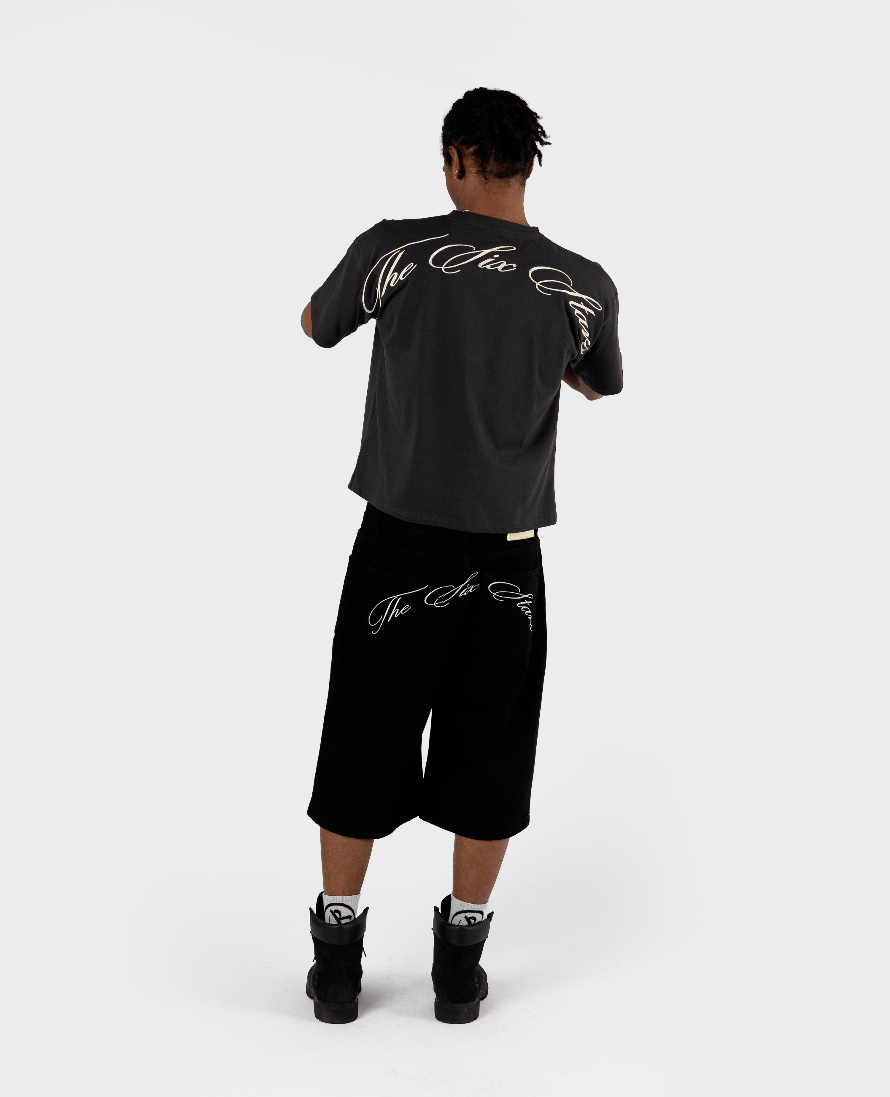 THE SIX STARS T-SHIRT - BLACK