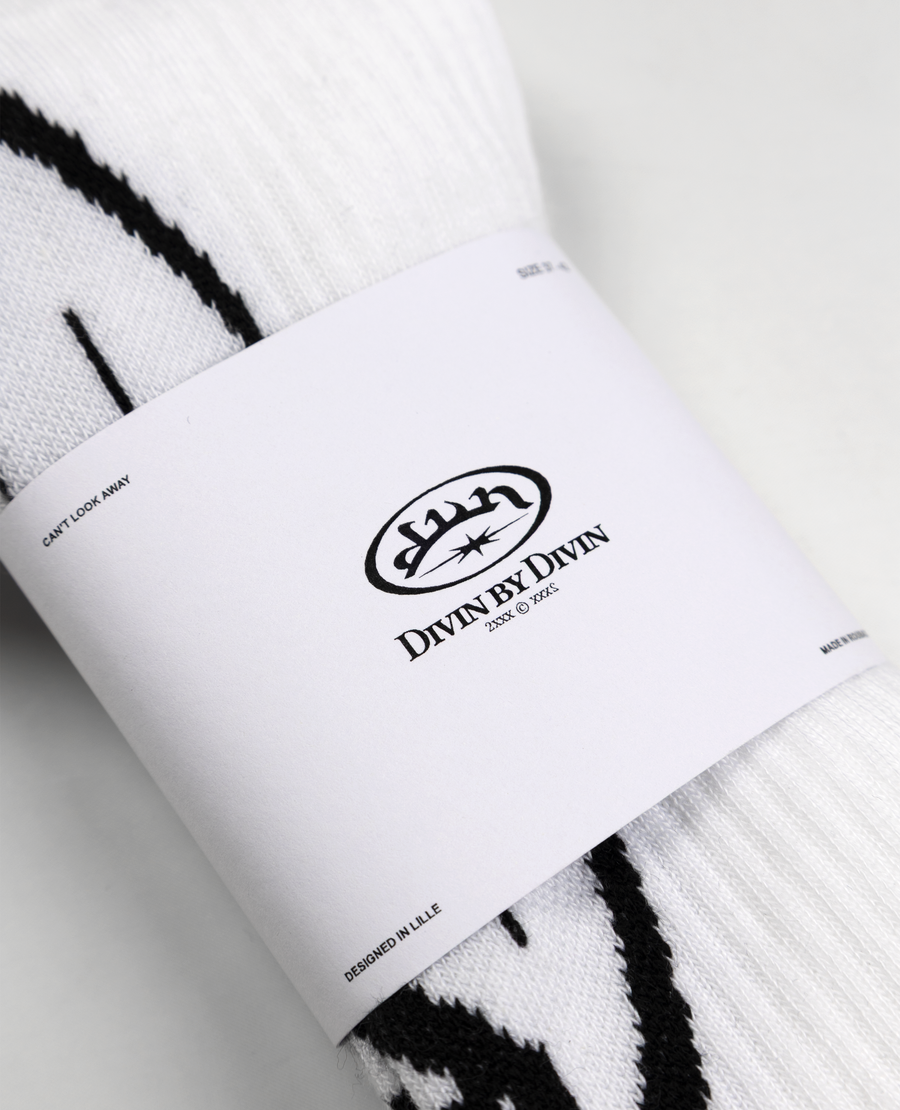 WHITE SOCKS - MADE IN ROUBAIX