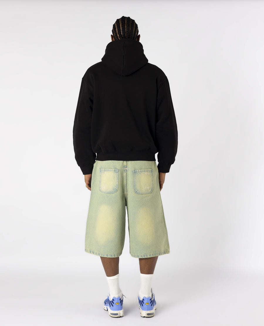 BLACK OVERLOGO ZIP