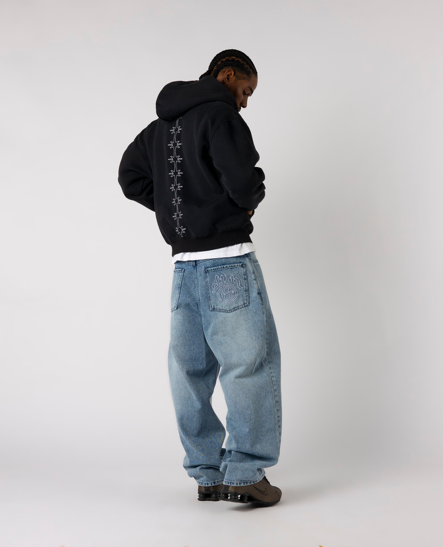 BLACK VERTEBRA ZIP