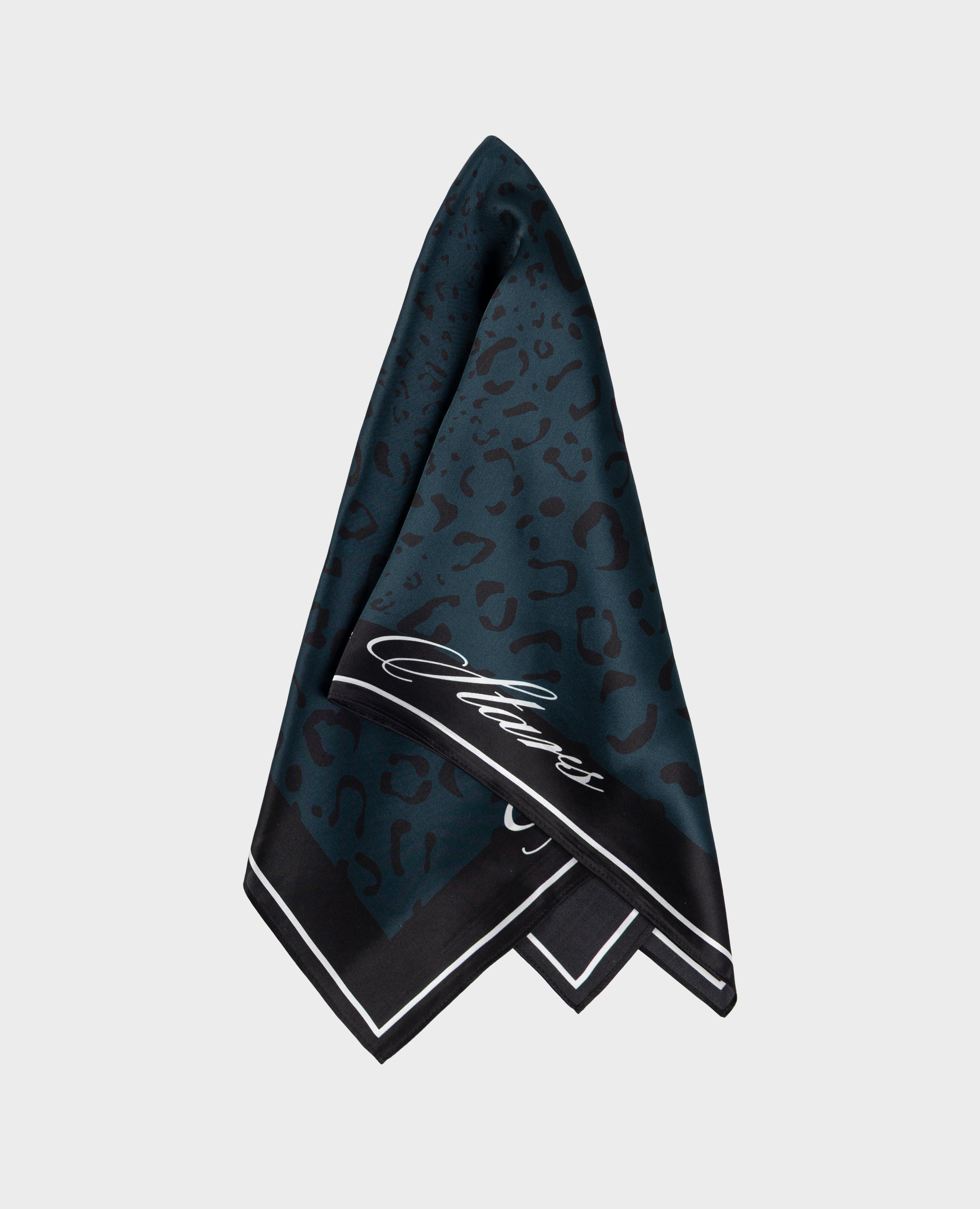 WOMENS BLUE TIGER SCARF