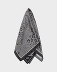 WOMENS GREY TIGER SCARF
