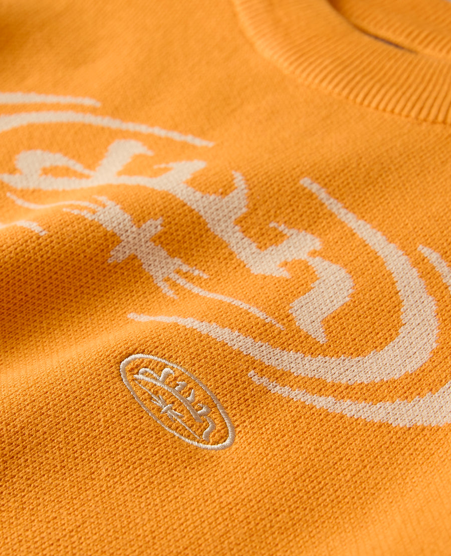 ORANGE TRAP KNIT