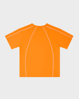 ORANGE COAT-OF-ARMS TECH T-SHIRT